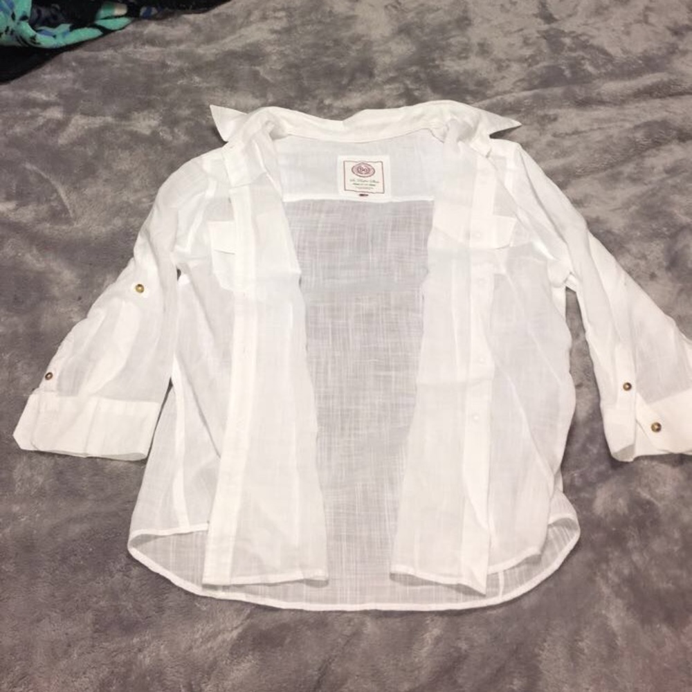 SO White Button Up